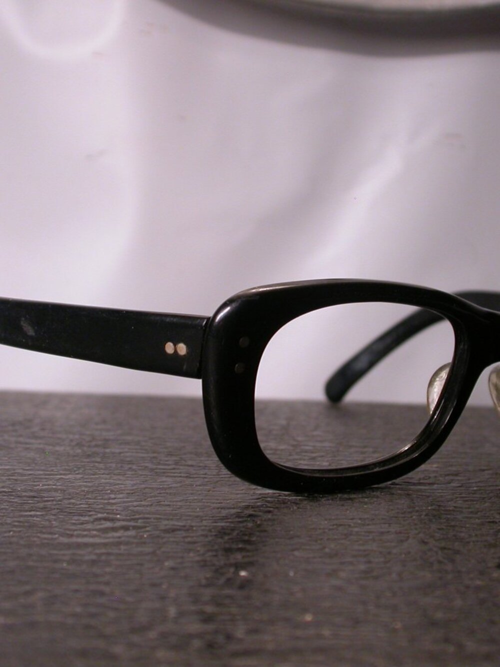 Vintage American Optical Calobar Black Eyeglasses Frames Made in USA